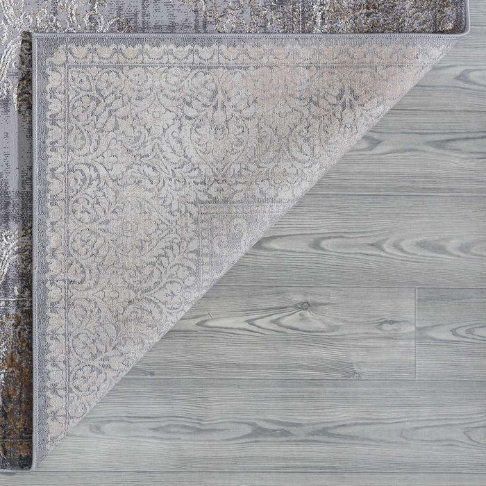 Velar Traditional Faded Rug - Grey