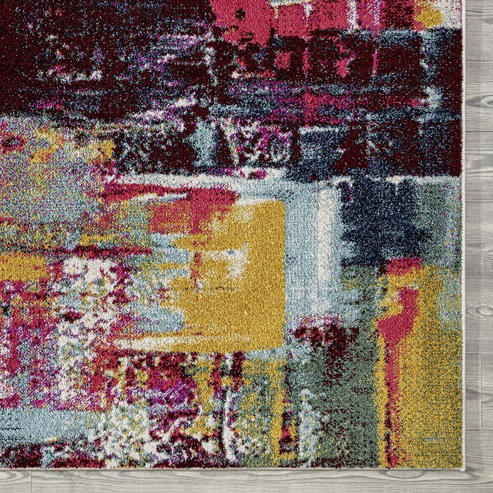 Venus Abstract Design Colourful Rug (V1) - Multi