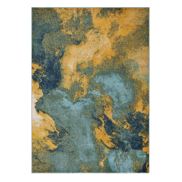 Venus Abstract Design Rug (V4) - Blue