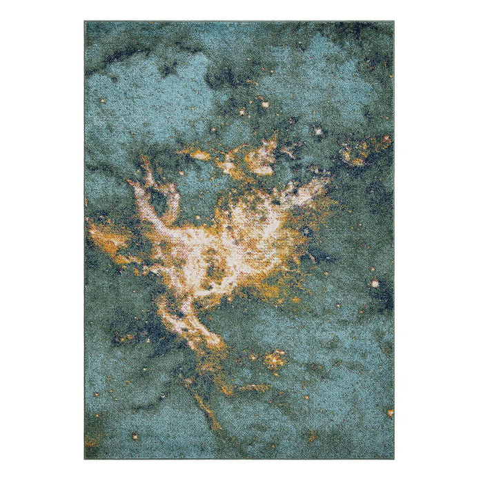 Venus Abstract Design Rug (V7) - Blue