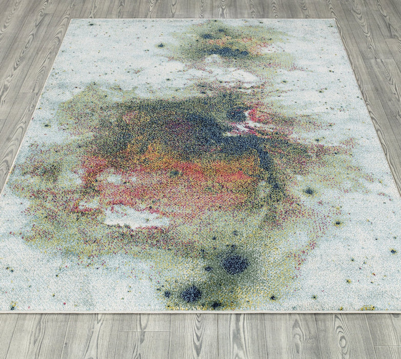 Venus Galaxy Design Rug (V3) - Green