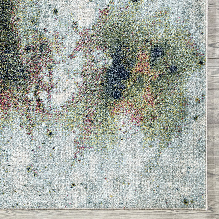 Venus Galaxy Design Rug (V3) - Green