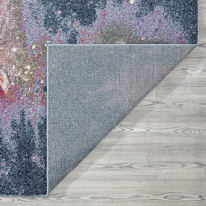 Venus Galaxy Design Rug (V4) - Blue